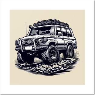 Toyota Land Cruiser Posters and Art